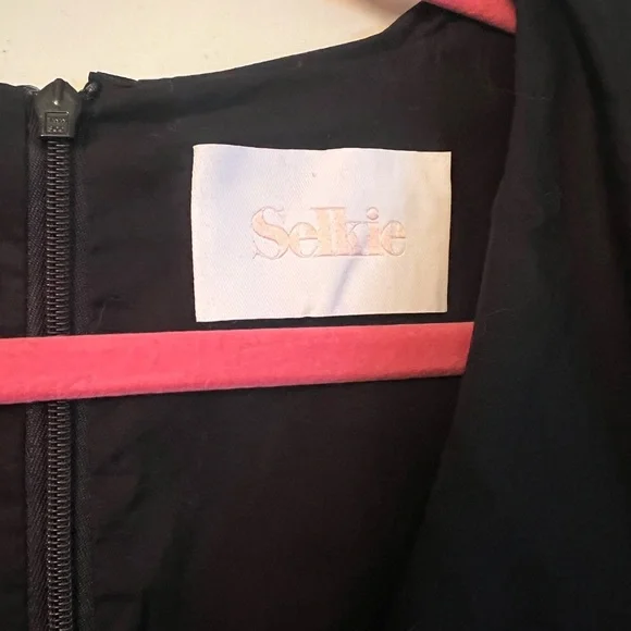 Selkie Black Mini Dress - Picture 4 of 5